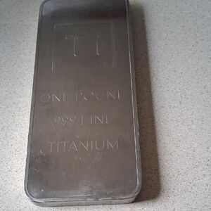 Titanium Bar 999 Fine One Pound